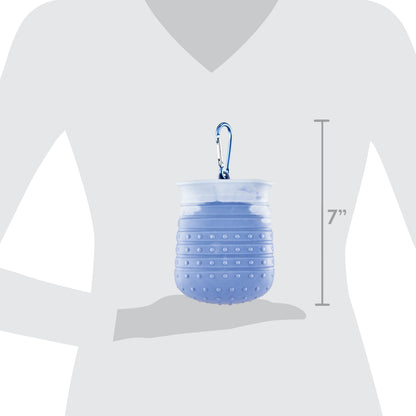 Small Paw Cleaner for Dogs with Carabiner