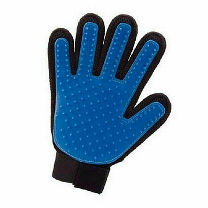 Pet Hair Gloves Brush Remover 1 Pair Dog Cat Comb Fur Mitt Massage Grooming Bath