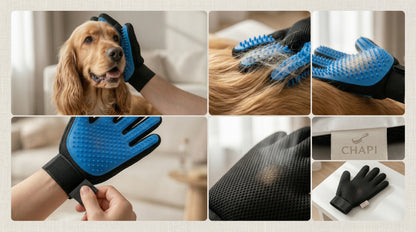 Chapi ShedEase — Grooming Gloves
