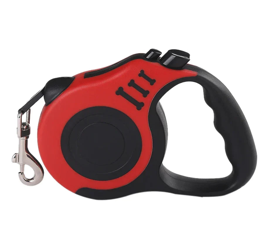 Chapi Freedom Leash 16.5 ft retractable dog leash in red